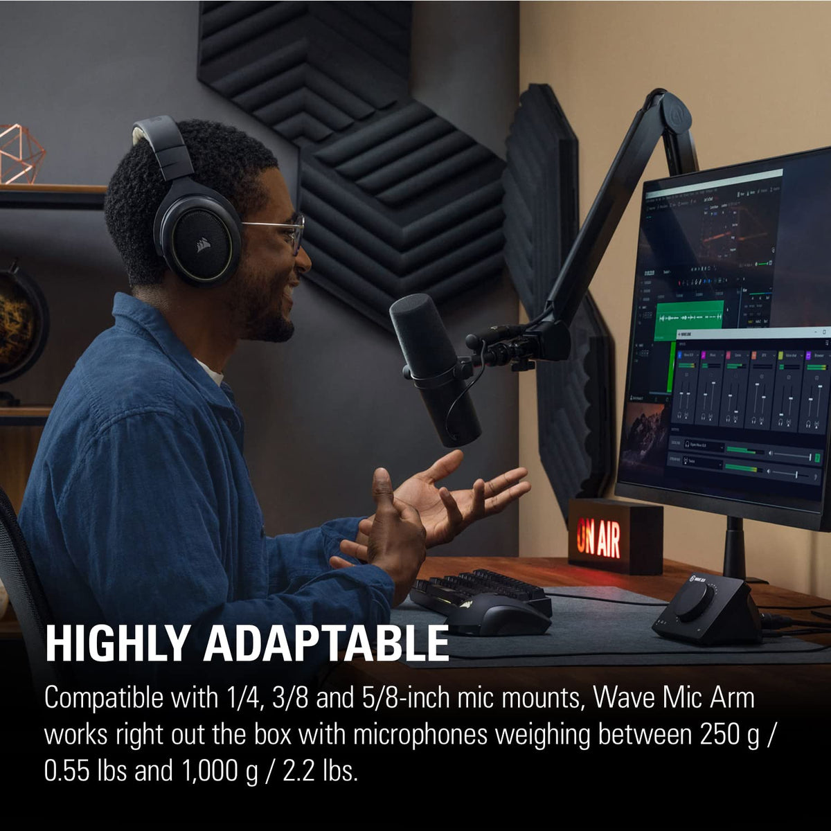 ELGATO WAVE MIC ARM - PREMIUM BROADCASTING BOOM ARM 10AAM9901 – TechCure India