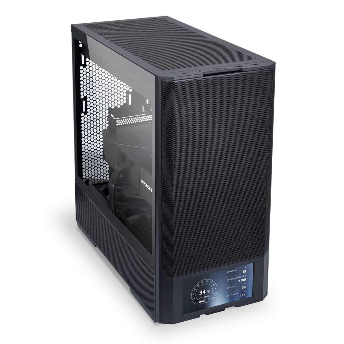 LIAN LI LANCOOL 207 DIGITAL MID-TOWER GAMING CABINET - BLACK – TechCure India