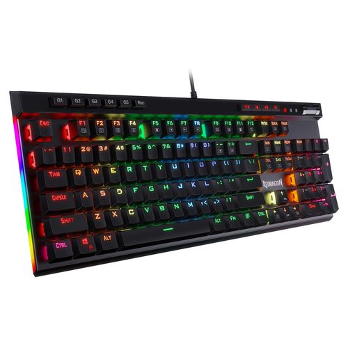 REDRAGON K580 VATA Full Size Mechanical Wired Gaming Keyboard ( Black ) ( Blue Switch ) – TechCure India