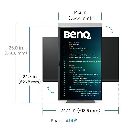 BenQ RD270Q 27 Inch 2K 144Hz IPS QHD Programming Monitor – TechCure India