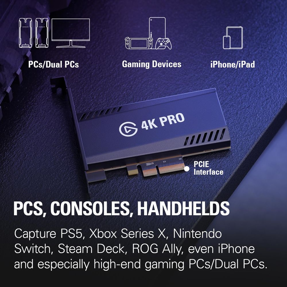 ELGATO 4K Pro Game Capture Card – TechCure India