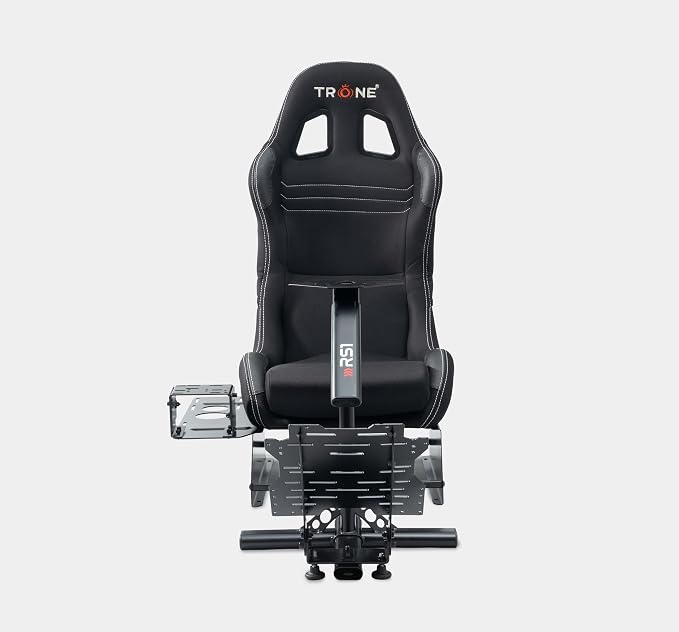 TRONE RS1 Aero Black Racing Simulator Gaming Chair with Seat Driving Cockpit – TechCure India