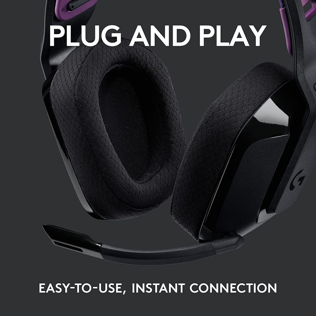 LOGITECH G535 Lightspeed Wireless Stereo Gaming Headphone ( Black ) ( PC / Mobile / Mac ) - 4