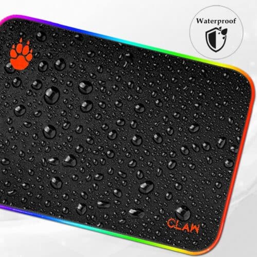 CLAW SLIDE Waterproof RGB Large Mousepad (Black) - 5