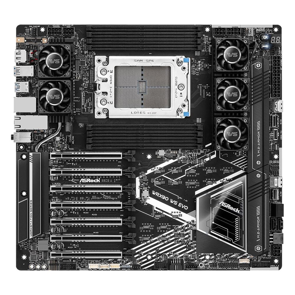 ASROCK WRX90 WS EVO MOTHERBOARD – TechCure India