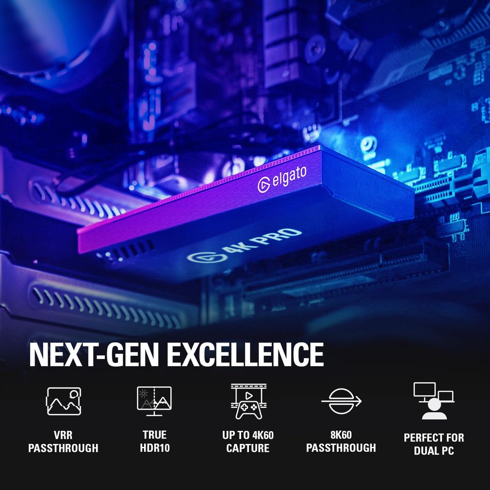 ELGATO 4K Pro Game Capture Card – TechCure India