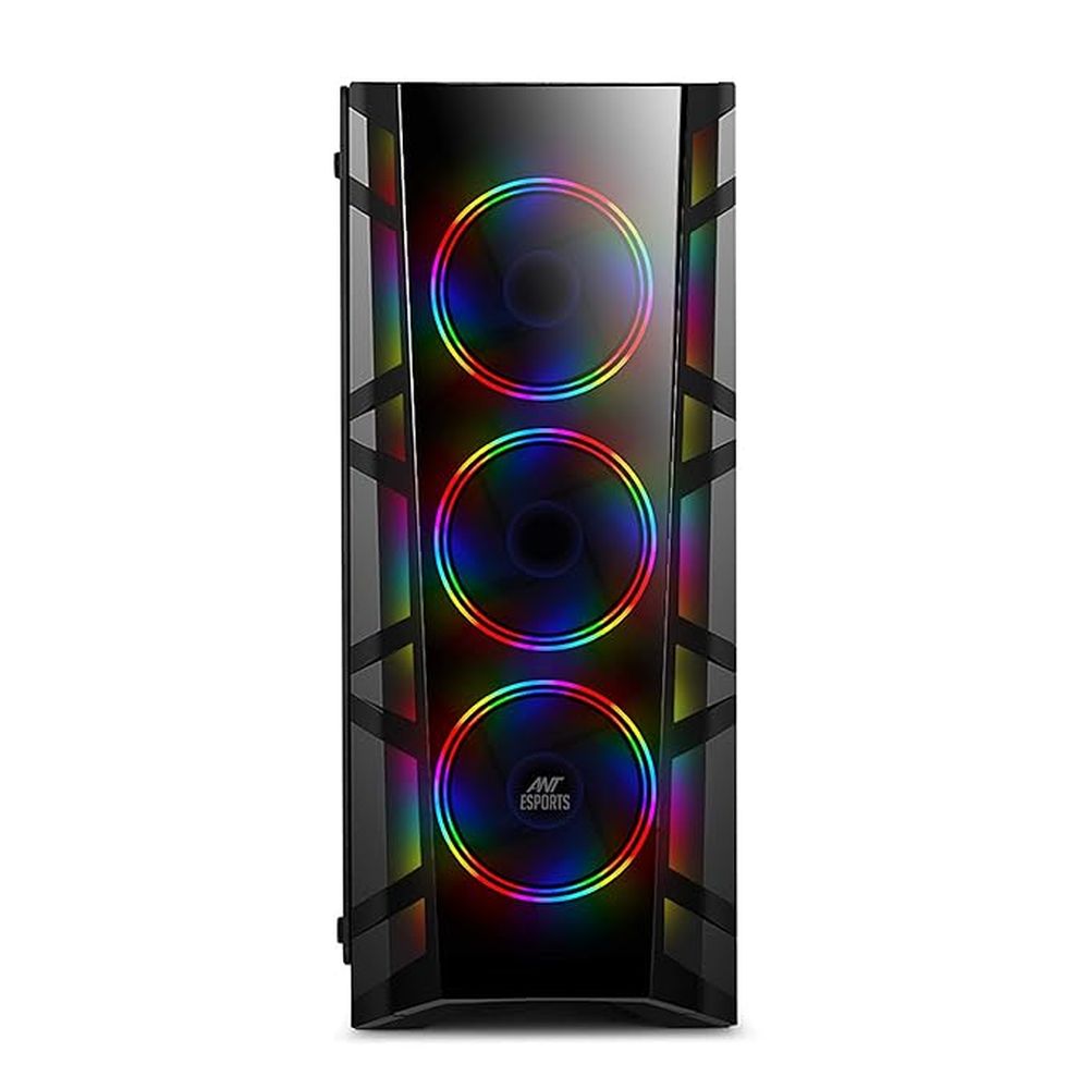 ANT ESPORTS ICE 300TG ATX Mid Tower Gaming Cabinet (Black) - 3