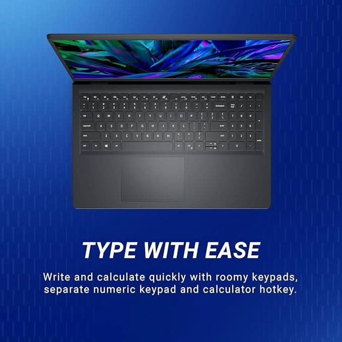 Dell Pro PV 15250 Laptop, Intel Core 3 100U, 8GB RAM, 512GB SSD, 15.6 Inch FHD Display, DOS, Black – TechCure India