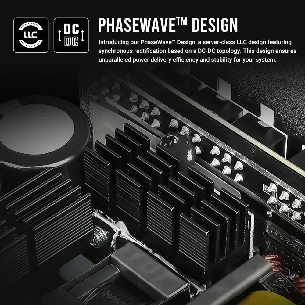 ANTEC NE1000G 1000W 80+ Gold Fully Modular ATX 3.0 Power Supply - 2