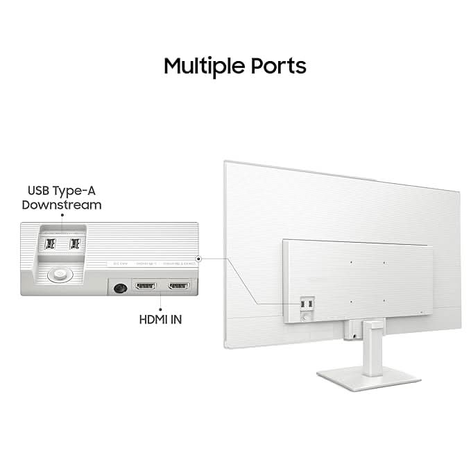 Samsung 27 Inch FHD M5 Smart Monitor with Smart TV Experience LS27FM501EWXXL – TechCure India