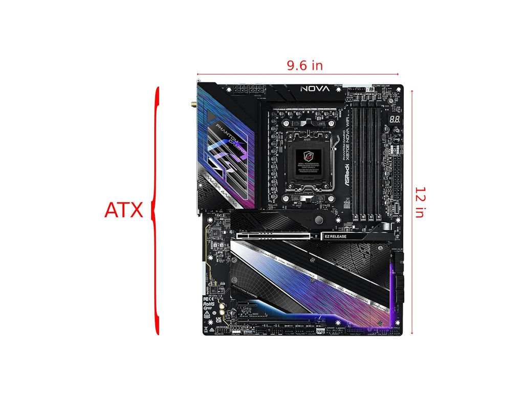 ASROCK X870E NOVA WIFI AM5 AMD X870E – TechCure India
