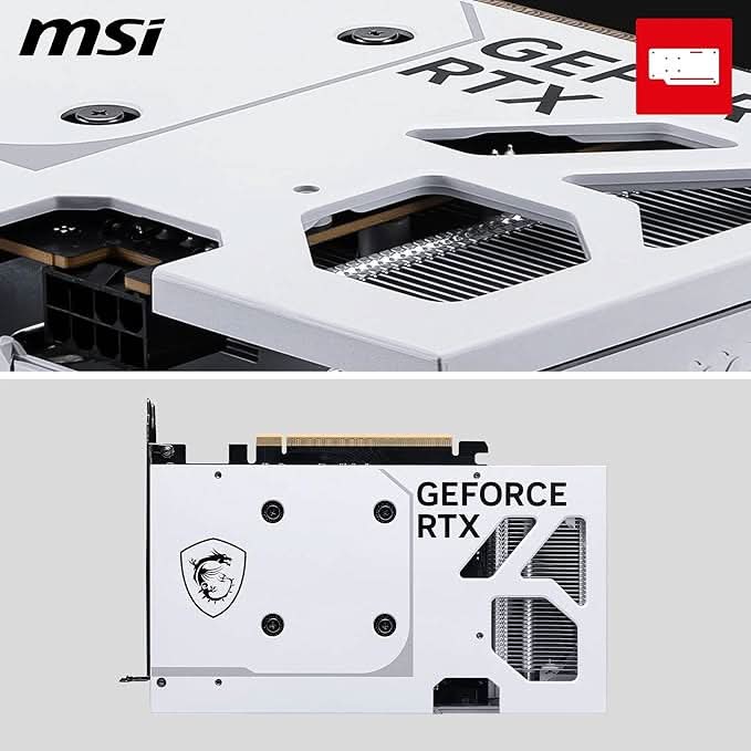 MSI GeForce RTX 5060 8G Ventus 2X OC White Graphic Card – TechCure India
