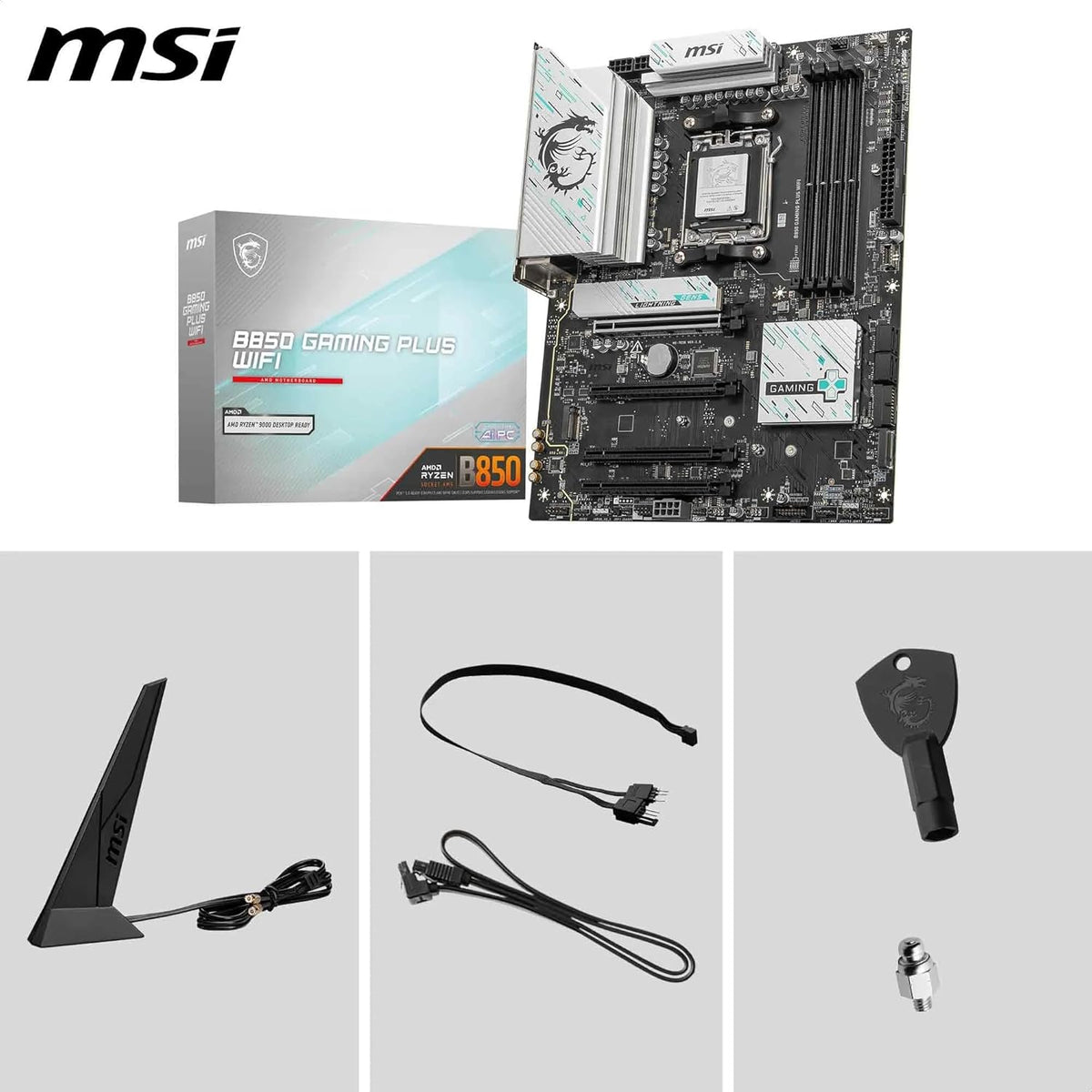 MSI B850 GAMING PLUS WIFI MOTHERBOARD – TechCure India