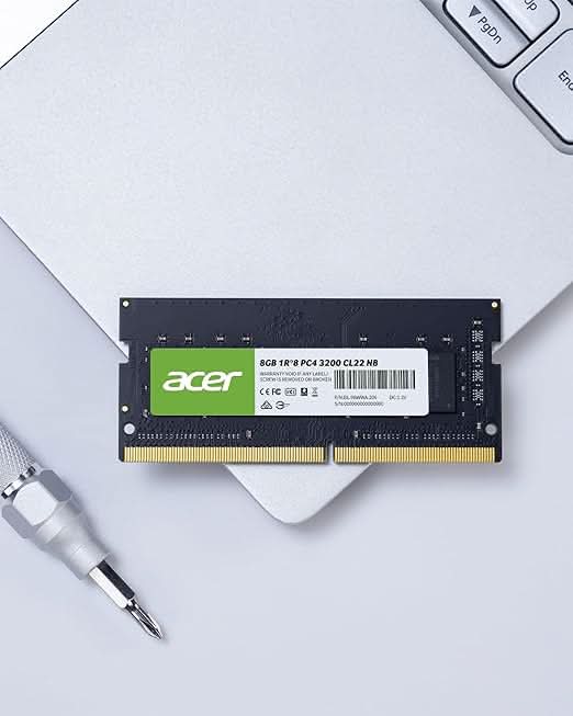 Acer SD100 8GB Single RAM 3200 MHz DDR4 CL22 Laptop Memory – TechCure India