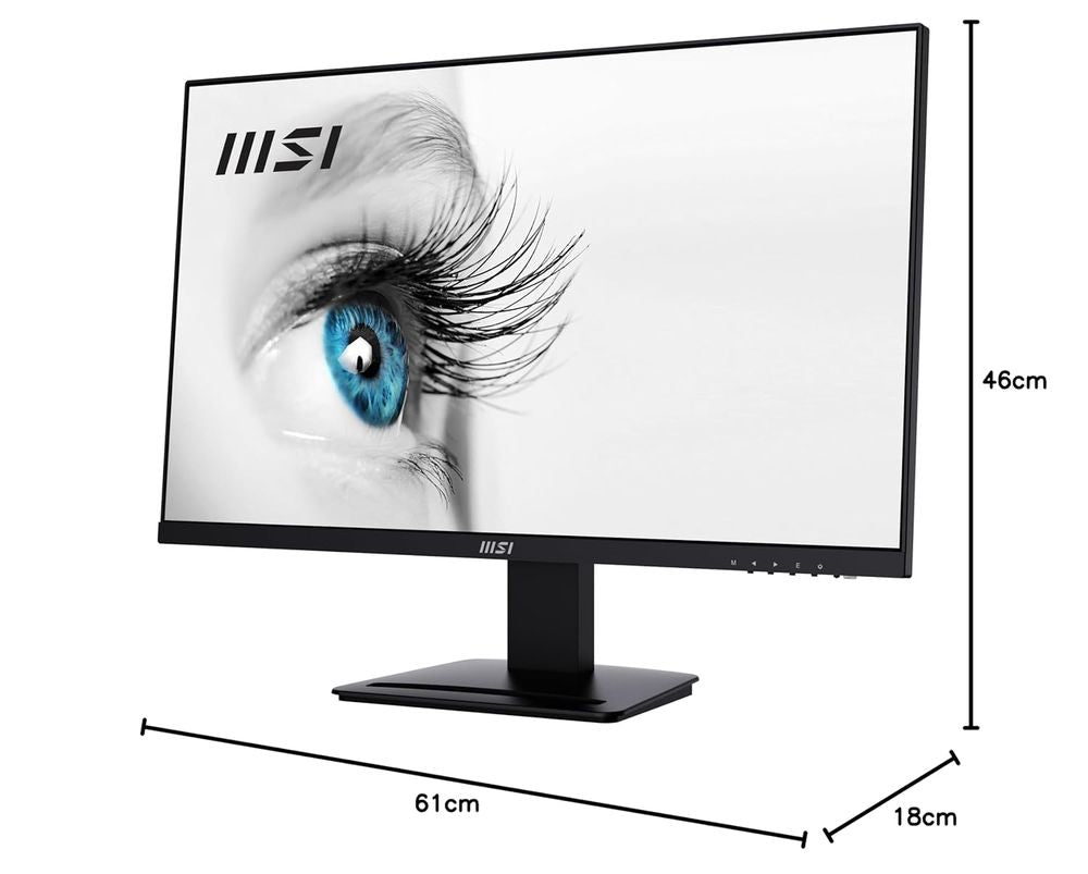 MSI PRO MP273A 27 Inch FHD 100Hz IPS Panel 106%SRGB 1MS Adaptive Sync IPS Business Monitor - 2