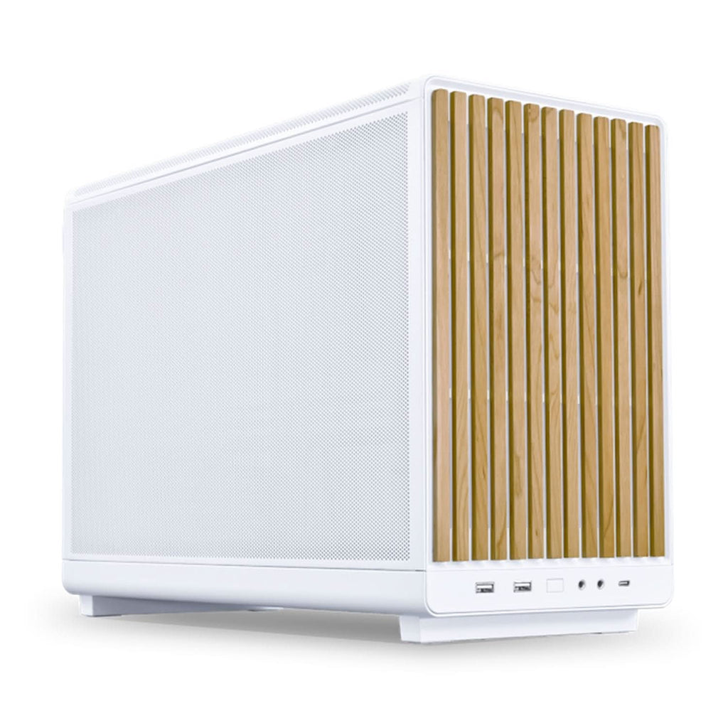 LIAN LI A3-MATX WOODEN PANEL MINI-TOWER GAMING CABINET - WHITE G99.A3W-WD.IN – TechCure India