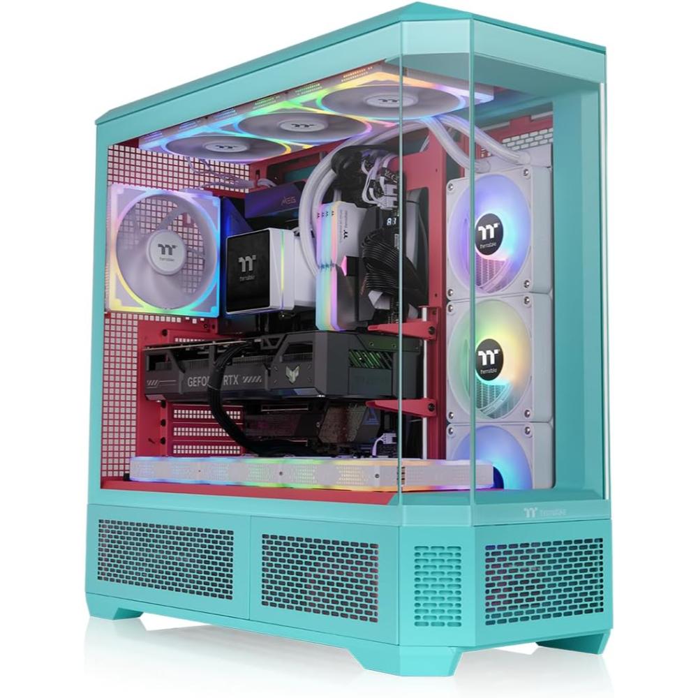 Thermaltake View 600 TG E-ATX Full Tower Case - (Mint Strawberry) – TechCure India