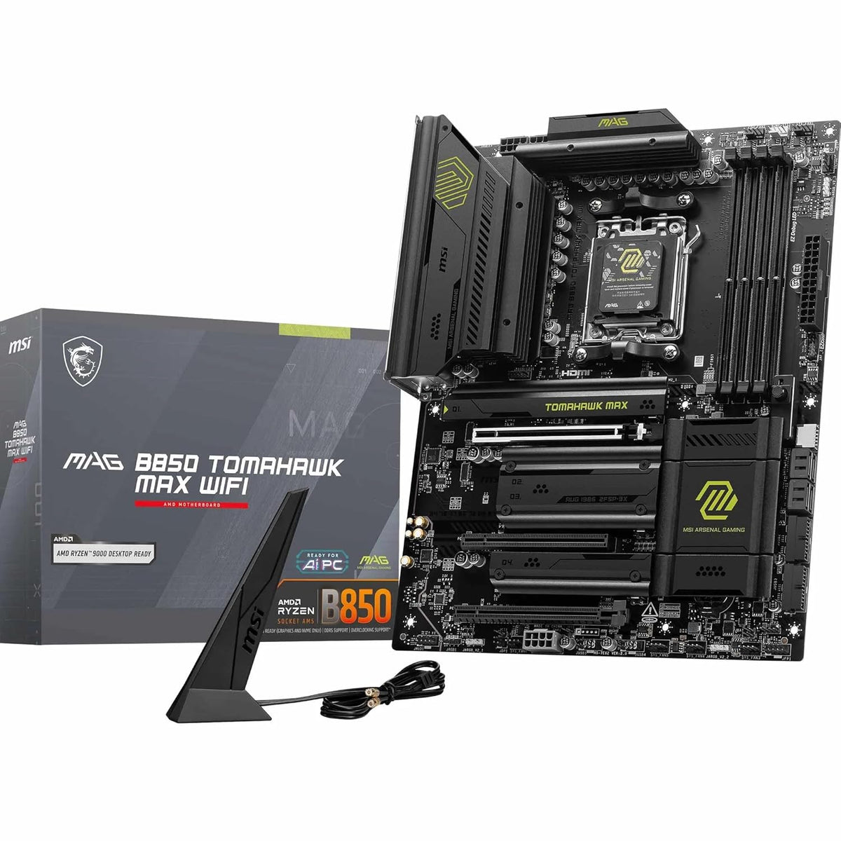 MSI MAG B850 TOMAHAWK MAX WIFI MOTHERBOARD – TechCure India