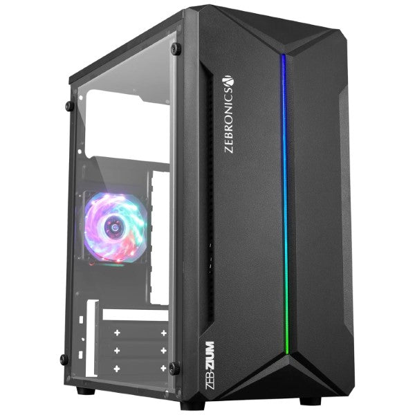 ZEBRONICS ZIUM Mid-Tower Gaming Cabinet – TechCure India
