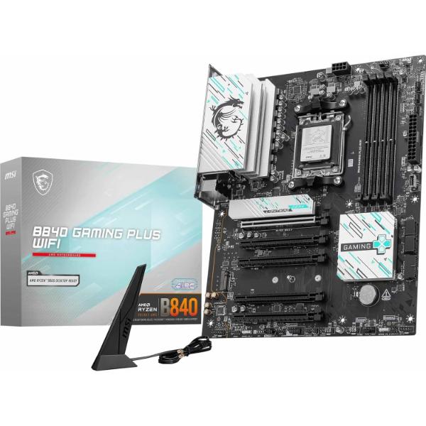 MSI B840 Gaming Plus Wifi AMD AM5 ATX Motherboard – TechCure India