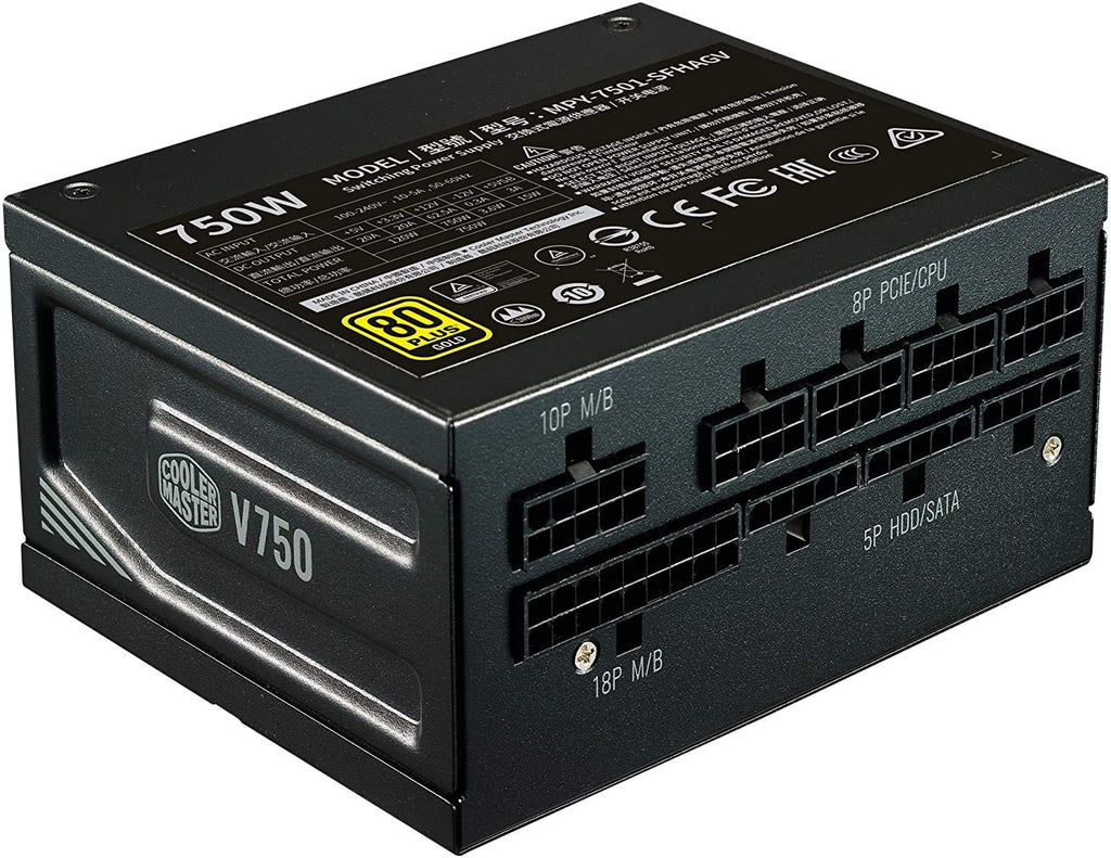 COOLER MASTER MWE 750 VSFX 80 PLUS GOLD ATX 3.1 POWER SUPPLY – TechCure India