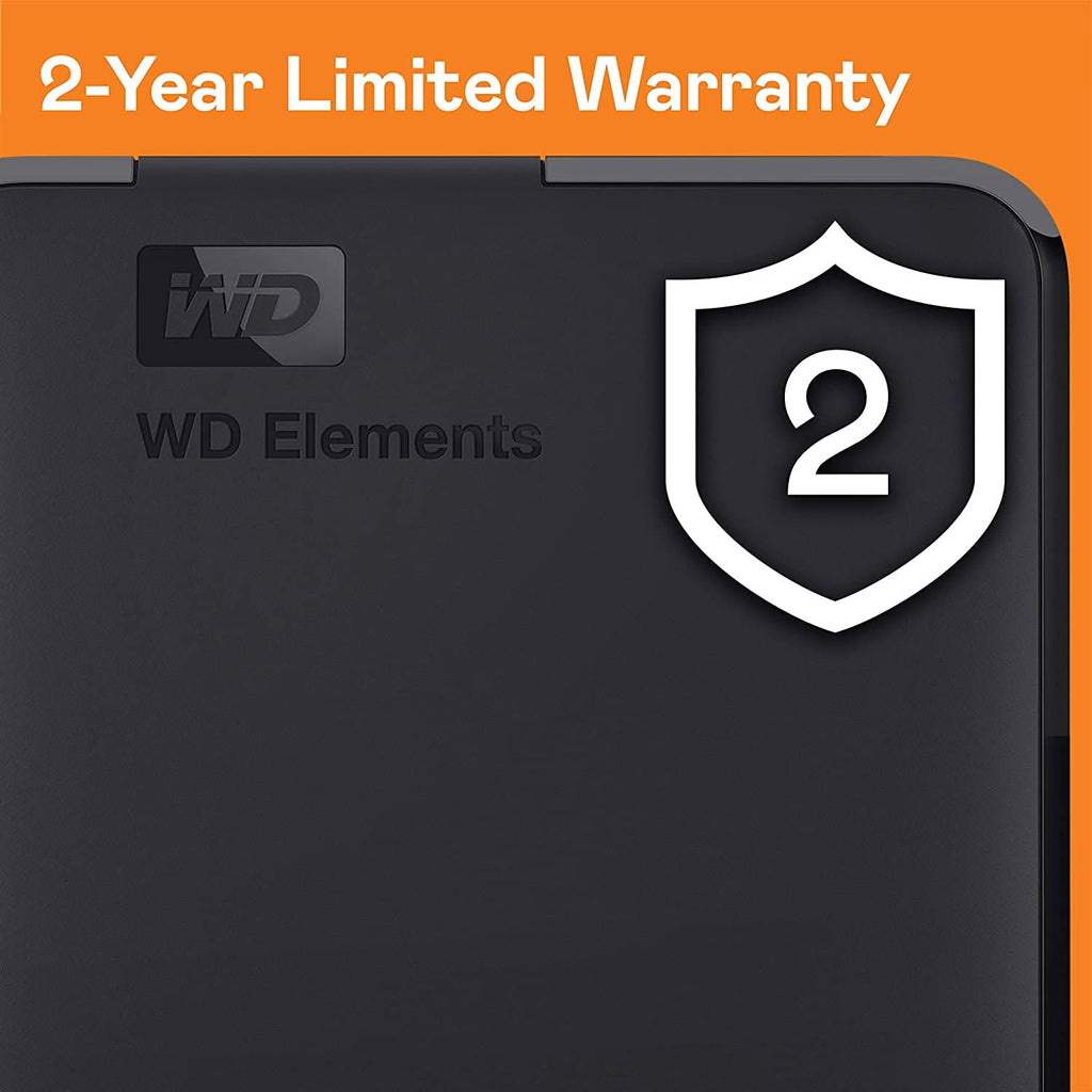 WESTERN DIGITAL 4TB ELEMENTS PORTABLE EXTERNAL HARD DRIVE – TechCure India