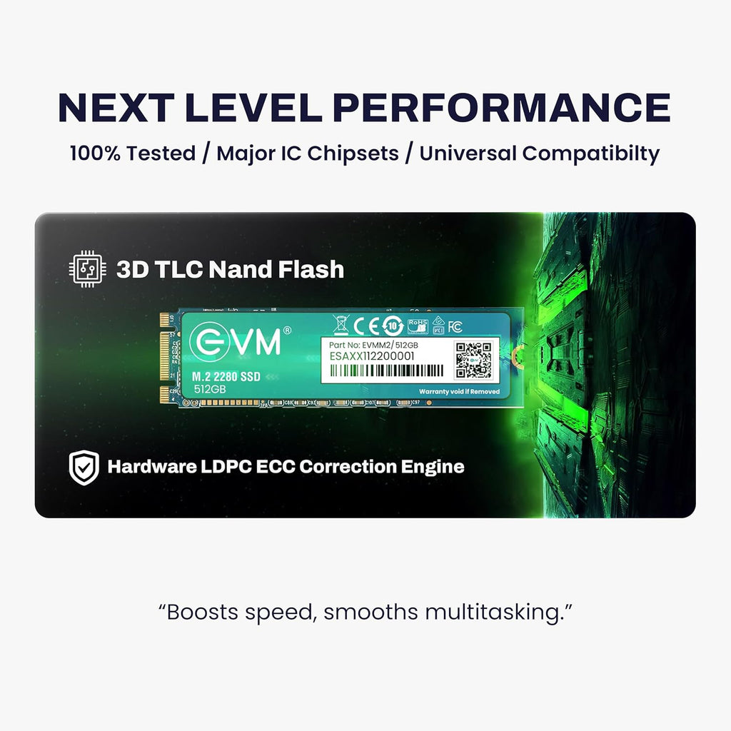 EVM 512GB M.2 INTERNAL SATA SSD EVMM2/512GB – TechCure India