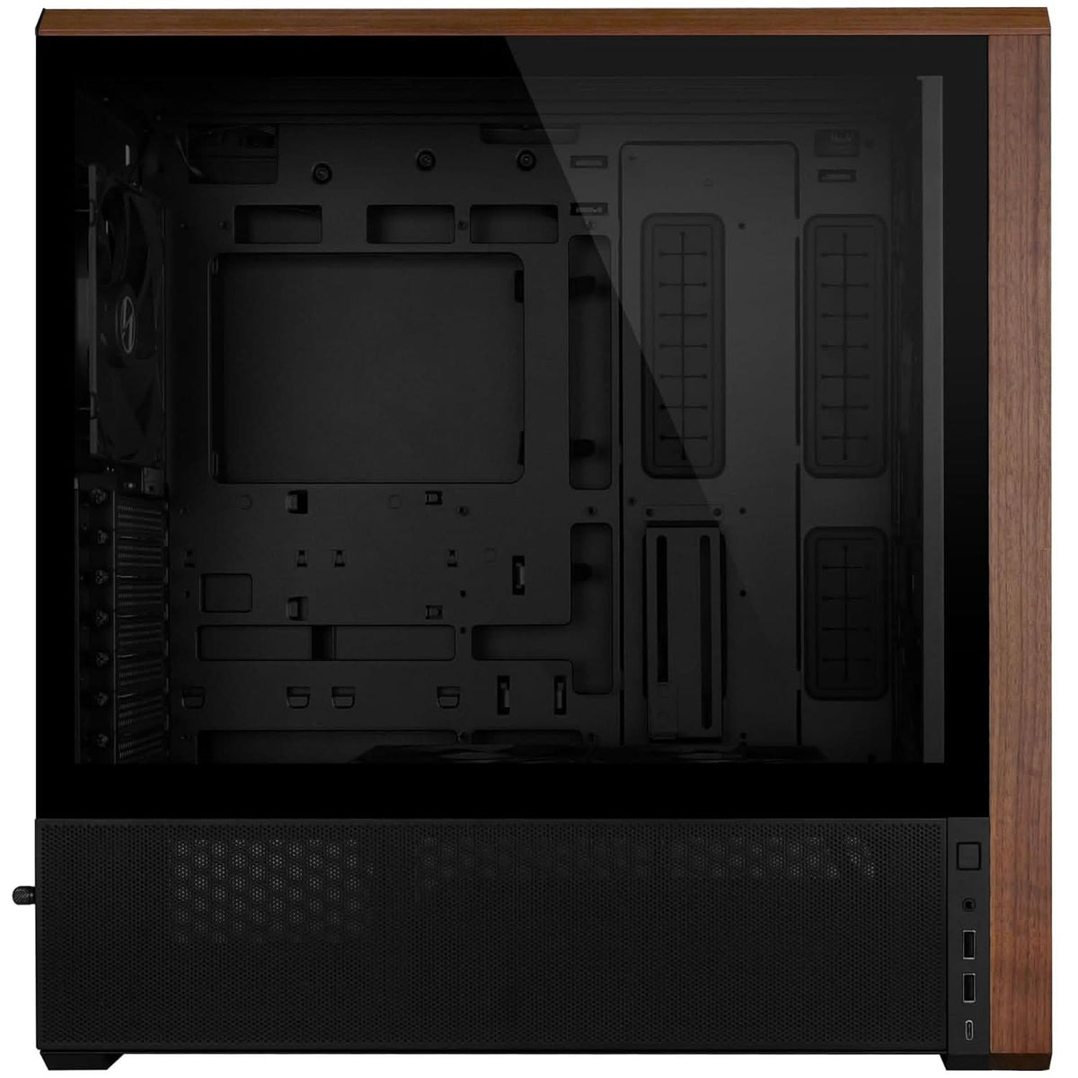 LIAN LI LANCOOL 217 MID-TOWER GAMING CABINET - BLACK ( G99.LAN217X.IN) – TechCure India