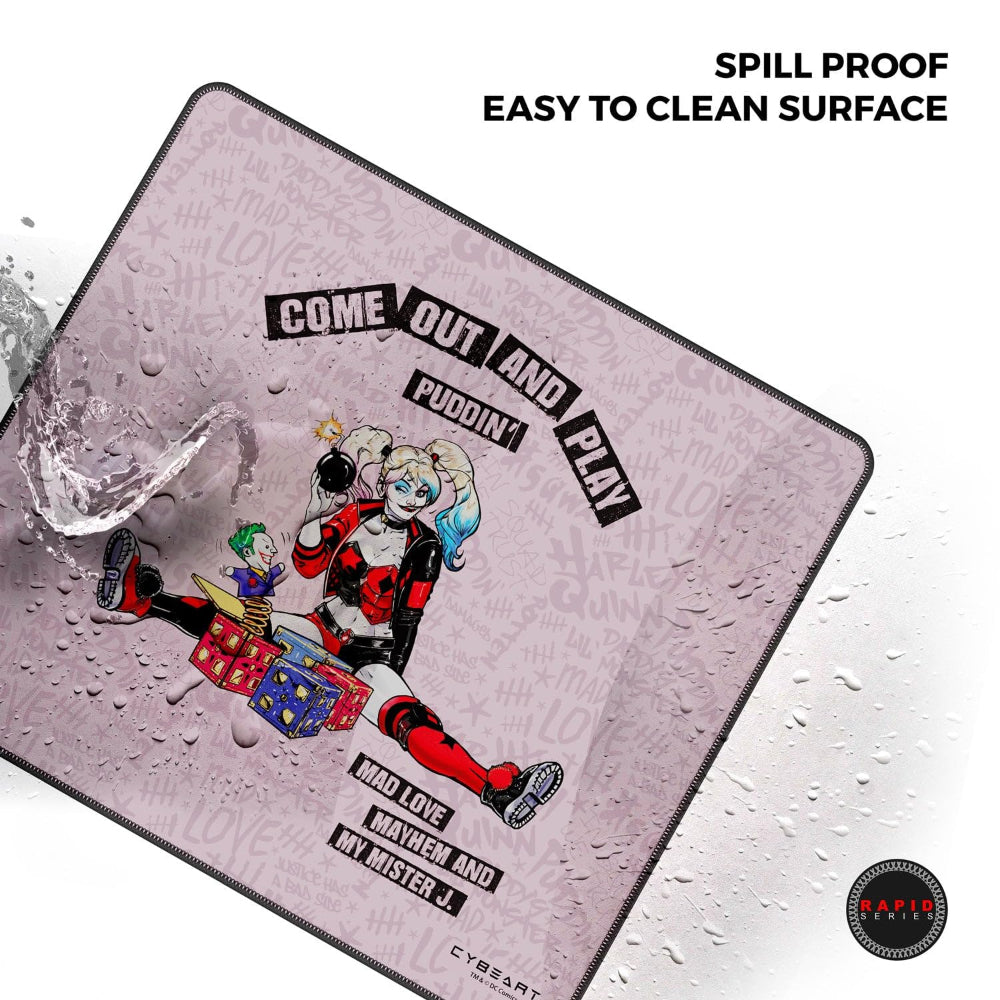 CYBEART Harley Quinn Large Gaming Mousepad - 4