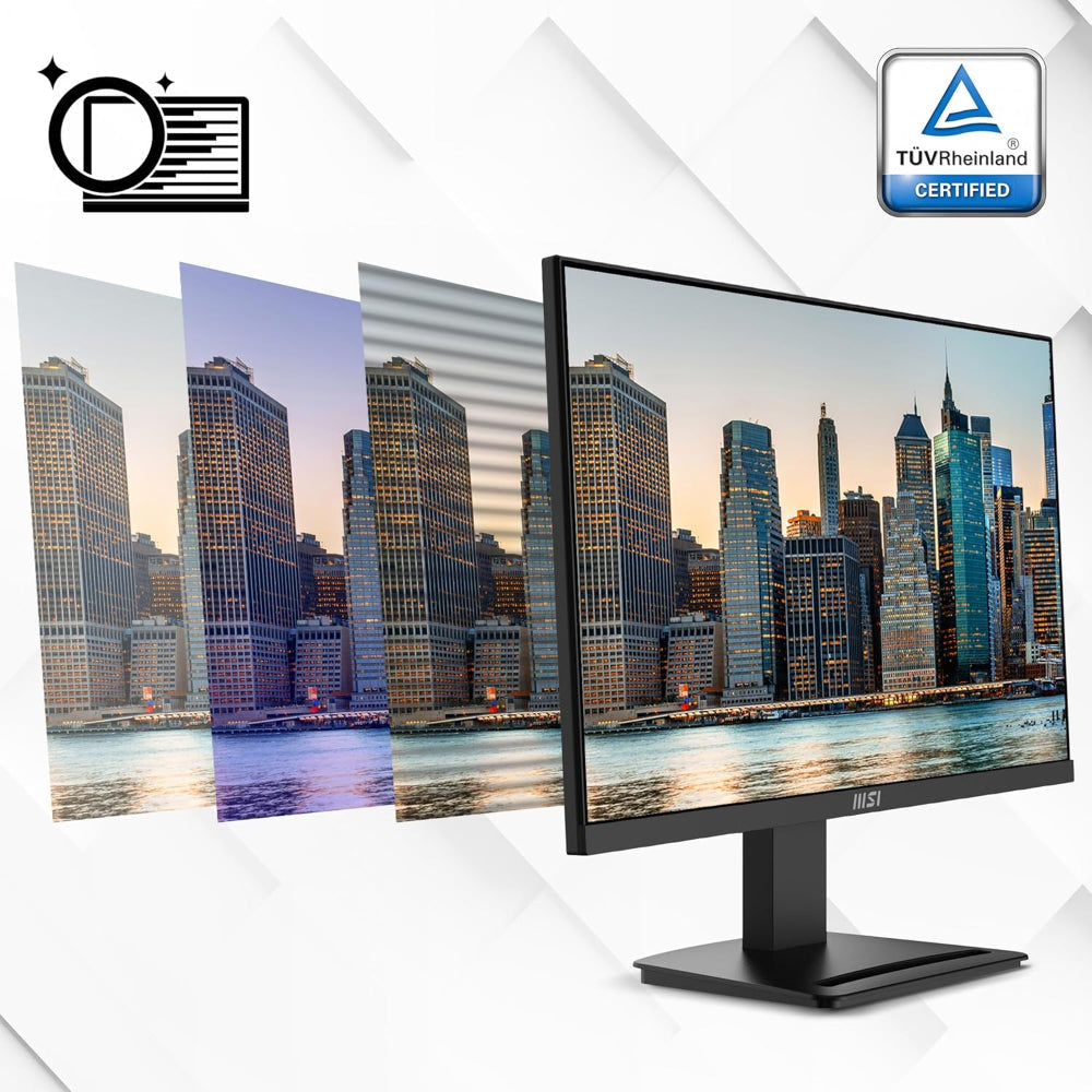 MSI PRO MP2412 24 Inch FHD 100Hz VA Panel 113% 1ms Adaptive Sync Business Monitor - 6