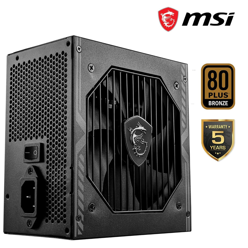 MSI 550W MAG A550BN 80 PLUS BRONZE NON MODULAR SMPS – TechCure India