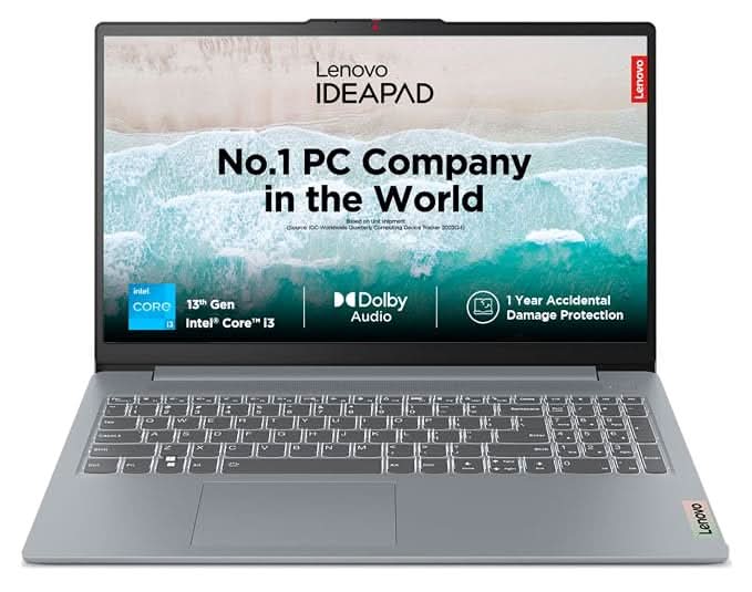 Lenovo IdeaPad Slim 3 13th Gen Intel Core i3-1315U, 8GB RAM, 512GB SSD, 15.6 Inch, FHD, Windows 11 and MSO 24, Grey – TechCure India