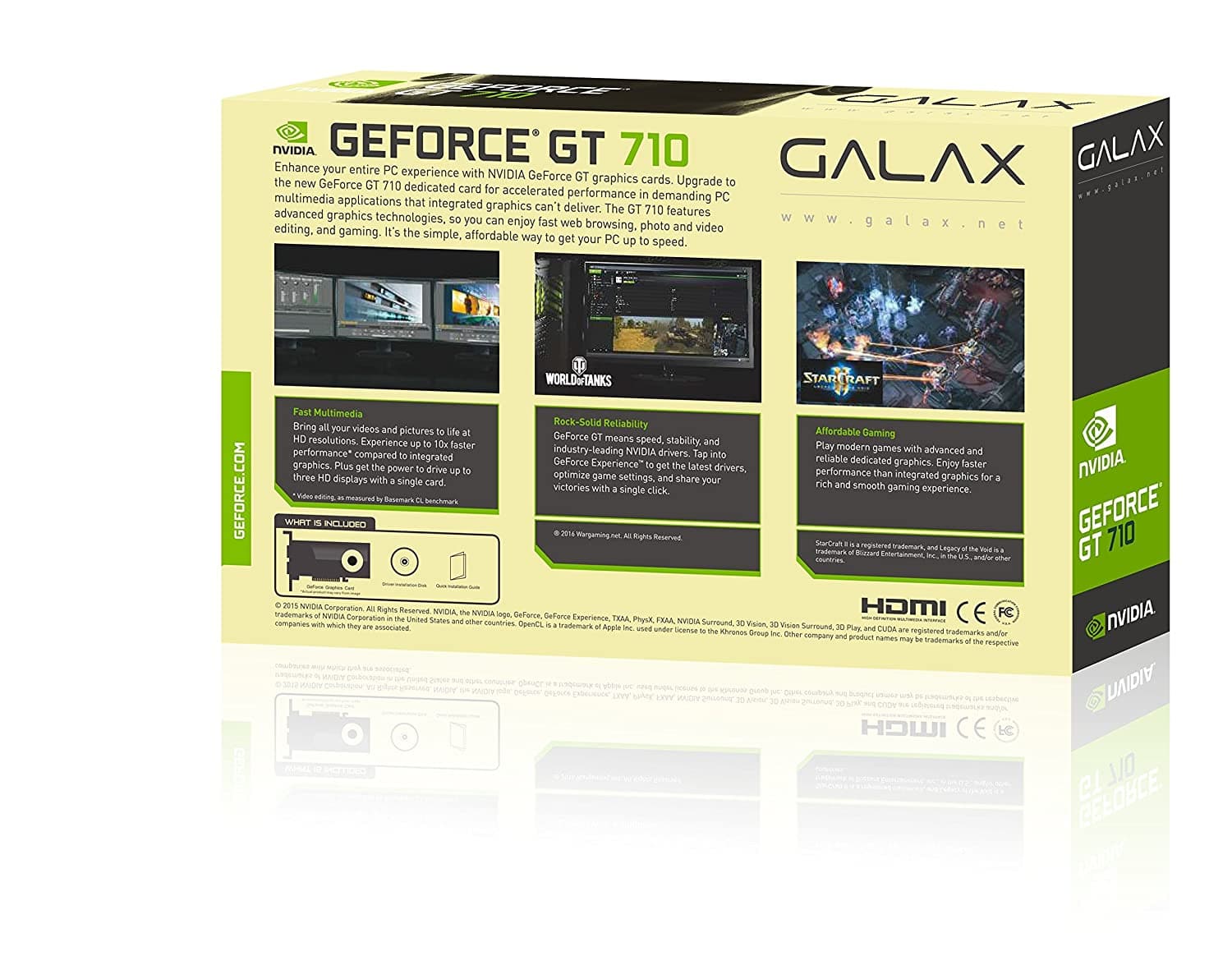 GALAX GeForce GT 710 1GB Nvidia Graphic Card - 2