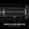 CORSAIR MP600 Pro LPX 4TB M.2 NVME Gen4 Internal Solid State Drive ( SSD ) - 2