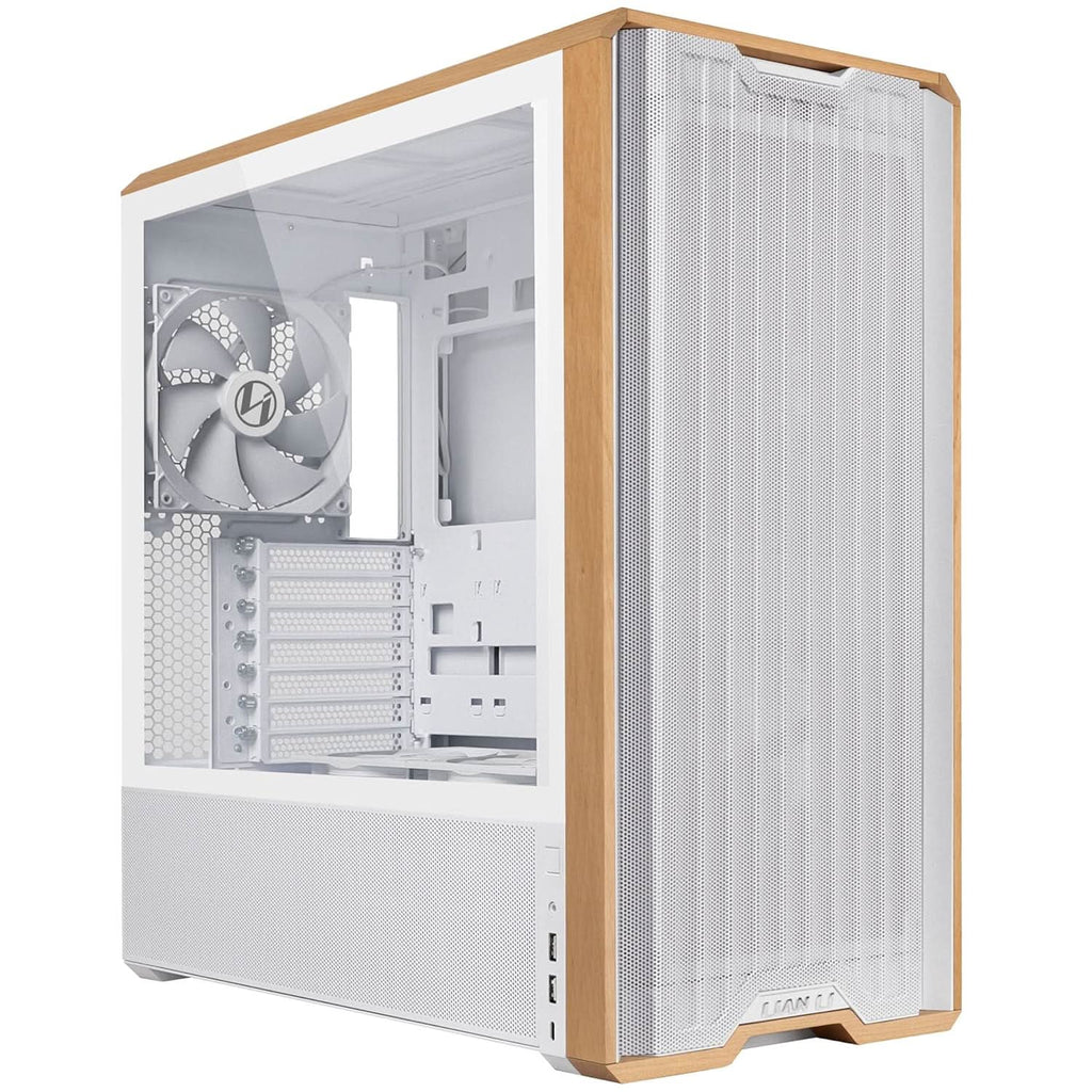 LIAN LI LANCOOL 217 MID-TOWER GAMING CABINET - WHITE (G99.LAN217W.IN) – TechCure India