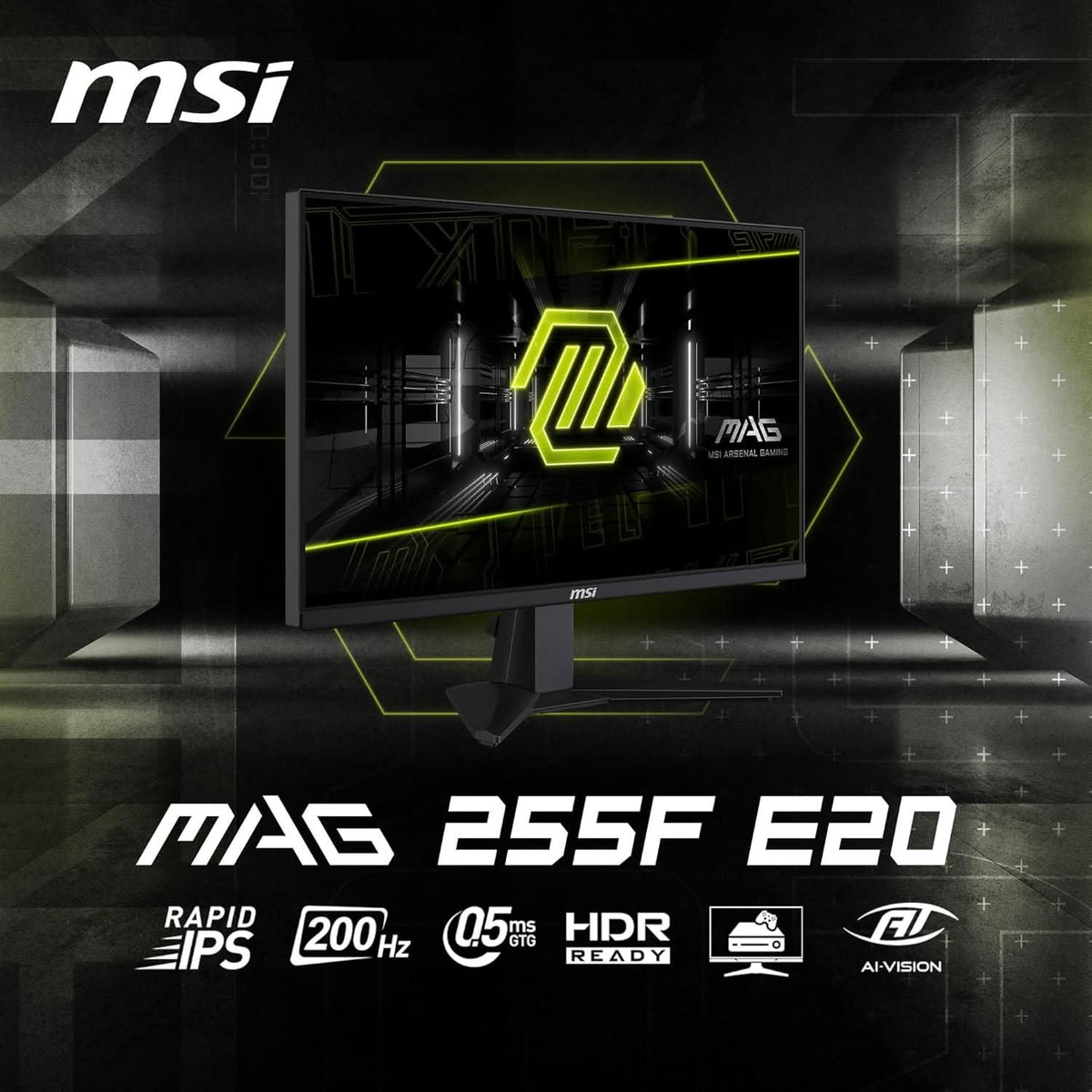 MSI MAG 255F E20 25-INCH 1920 X 1080 (FHD) GAMING MONITOR – TechCure India