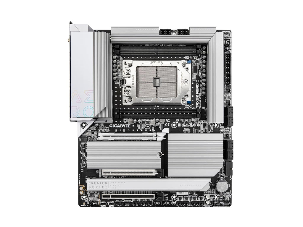 GIGABYTE TRX50 AERO D STR5 E-ATX MOTHERBOARD (TRX50-AERO-D) – TechCure India