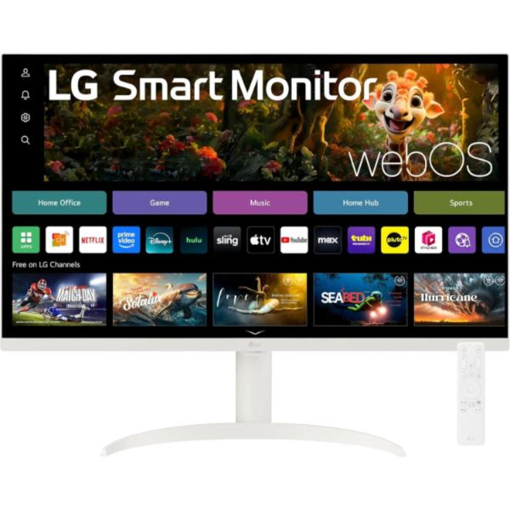 LG 32SR75U-W 32 Inch 4K UHD 60Hz IPS Panel 90% SRGB 1MS AMD Freesync Smart Monitor - 2