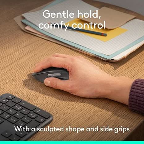 Logitech Signature Comfort M840 L Wireless Mouse – TechCure India
