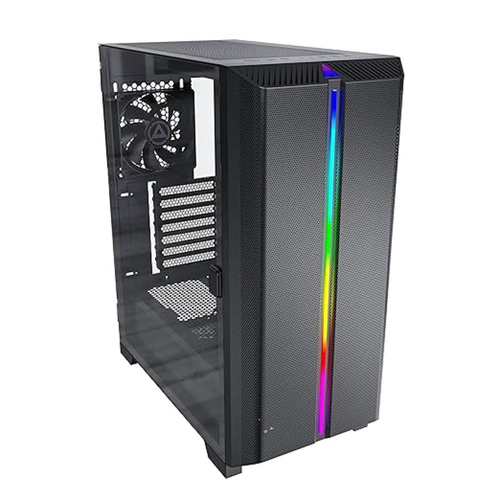 MONTECH Sky One Lite Mesh ARGB ATX Mid Tower Cabinet (Black) - 2