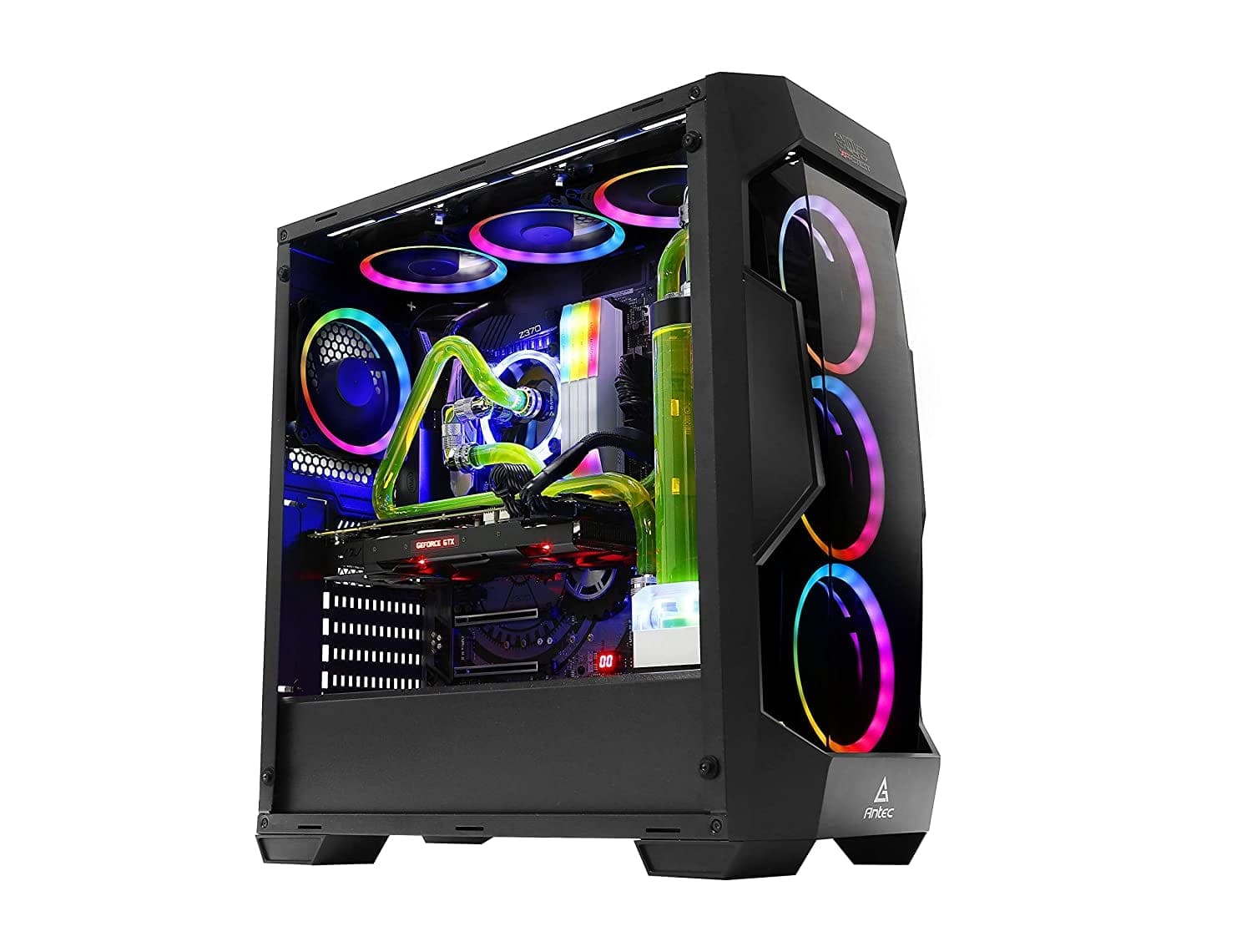 ANTEC Prizm 120mm ARGB Dual Ring Cabinet Fans With LED Controller ( Five Pack ) - 2