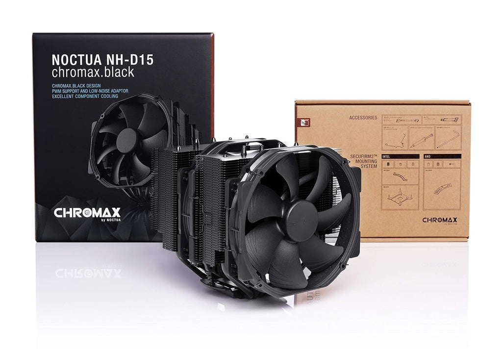 NOCTUA NH-D15 CHROMAX BLACK CPU AIR COOLER – TechCure India