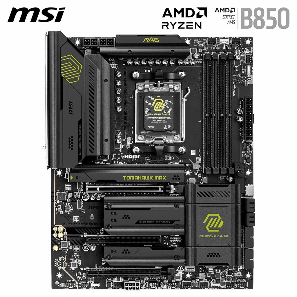 MSI MAG B850 TOMAHAWK MAX WIFI MOTHERBOARD – TechCure India