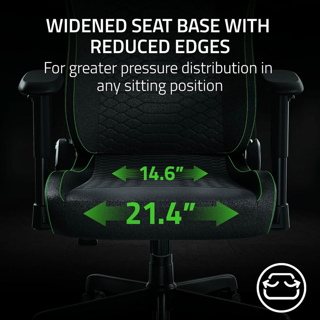 RAZER ISKUR V2 X - GAMING CHAIR BLACK FABRIC - RZ38-05310100-R3UA – TechCure India