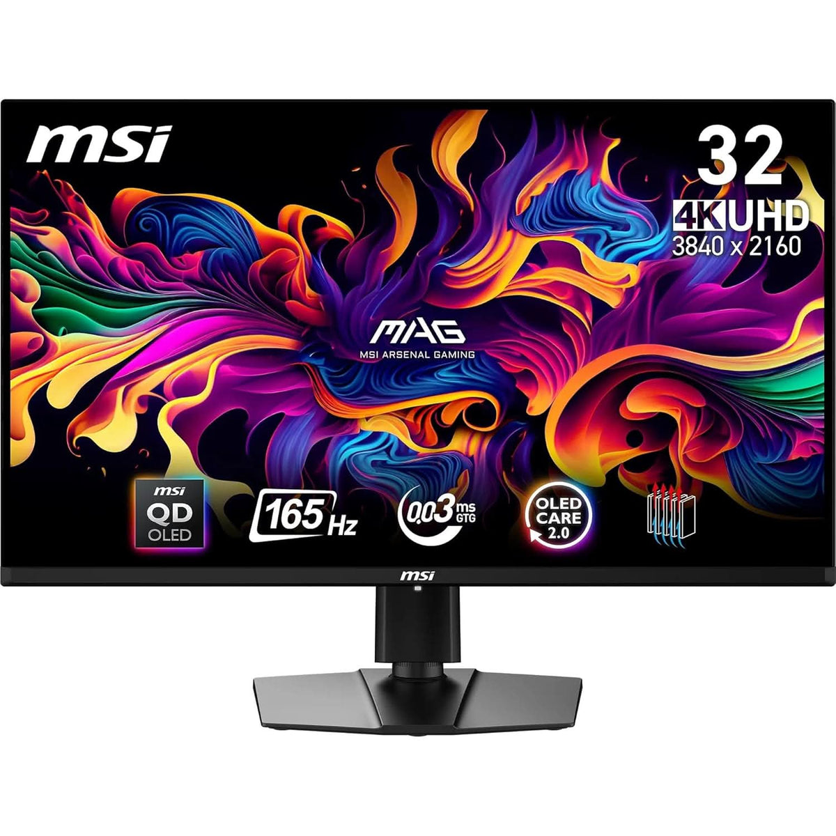 MSI MAG 321UP QD-OLED 31.5 INCH 4K UHD GAMING MONITOR – TechCure India