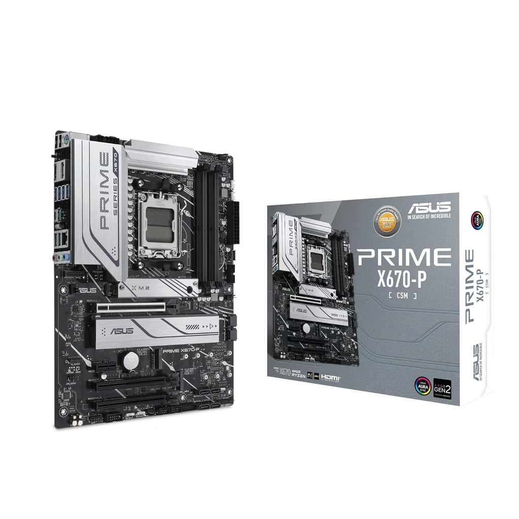 ASUS PRIME X670 P-CSM AMD AM5 MOTHERBOARD – TechCure India