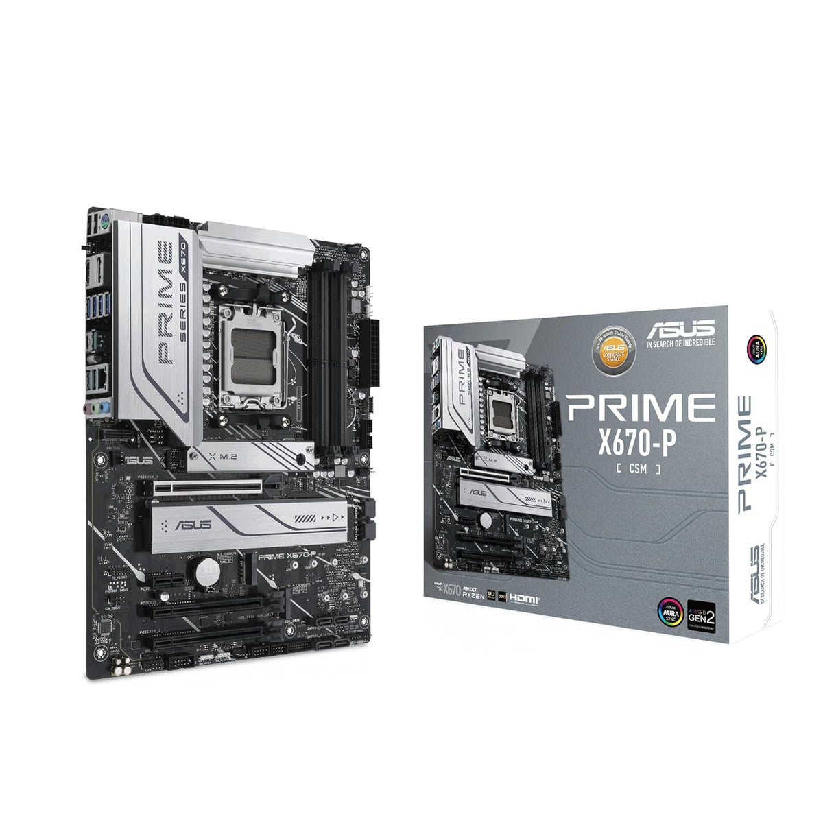 ASUS PRIME X670 P-CSM AMD AM5 MOTHERBOARD – TechCure India
