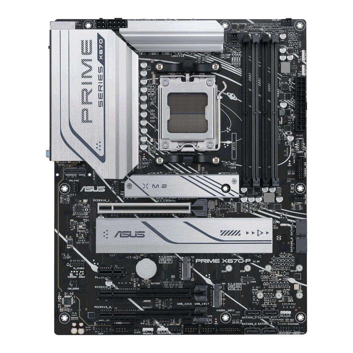 ASUS PRIME X670 P-CSM AMD AM5 MOTHERBOARD – TechCure India
