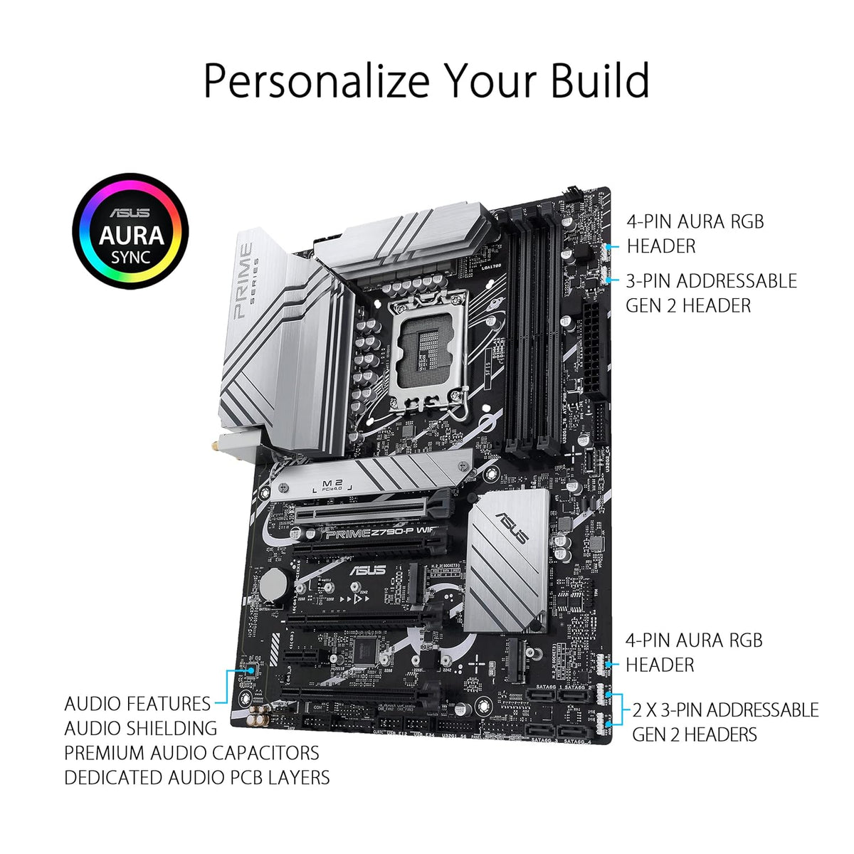 ASUS Z790-P PRIME CSM DDR5 INTEL LGA1700 MOTHERBOARD – TechCure India