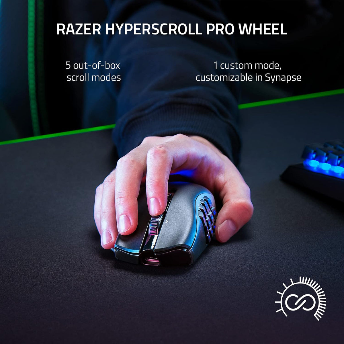 RAZER NAGA V2 PRO - WIRELESS MMO GAMING MOUSE RZ01-04400100-R3A1 – TechCure India
